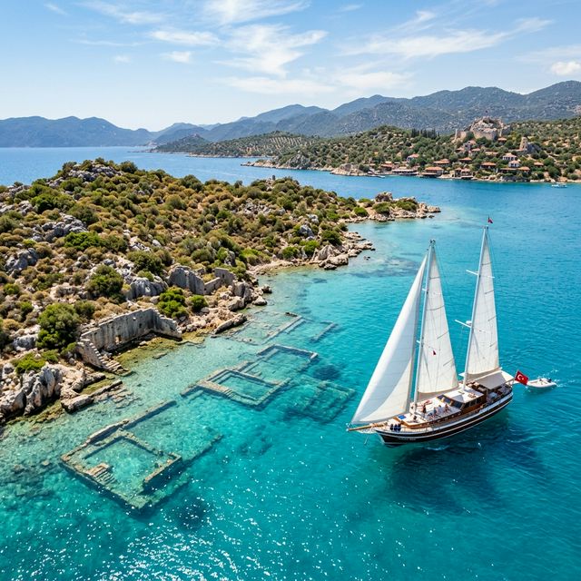 kas kekova sunken city
